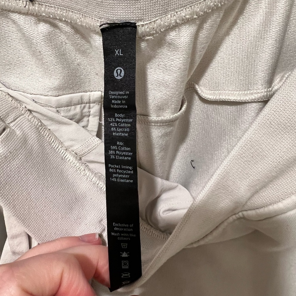 Men's Lululemon Jogger Pants — Cream - Picture 6 of 6